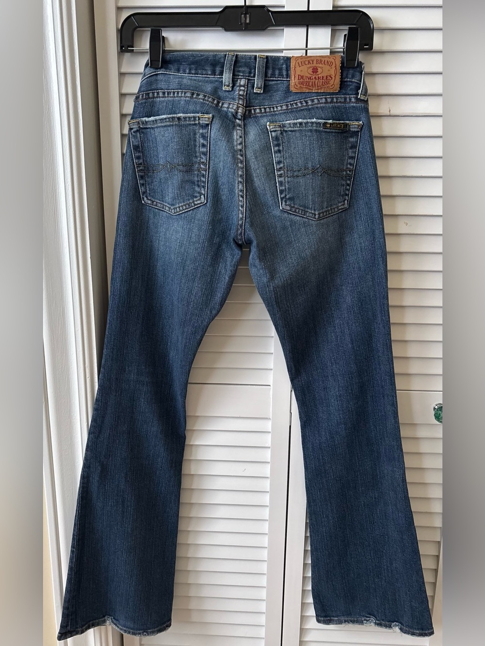 Vintage Lucky Brand Lil Maggie Y2K Bootcut Flare Jeans 0/25, American Made Denim - Picture 5 of 5